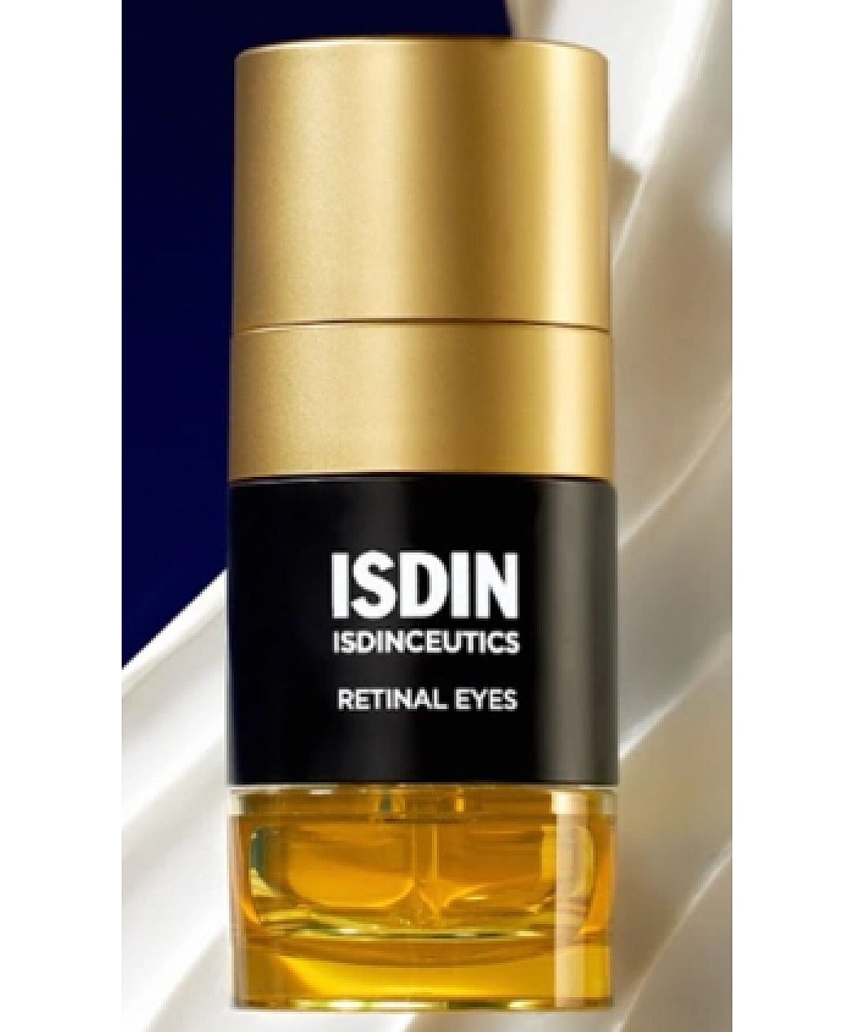 ISDIN Retinal Eyes serum in a bottle.