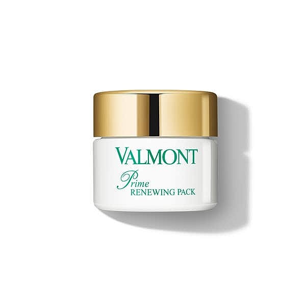 Valmont Prime Renewing Pack jar packaging.