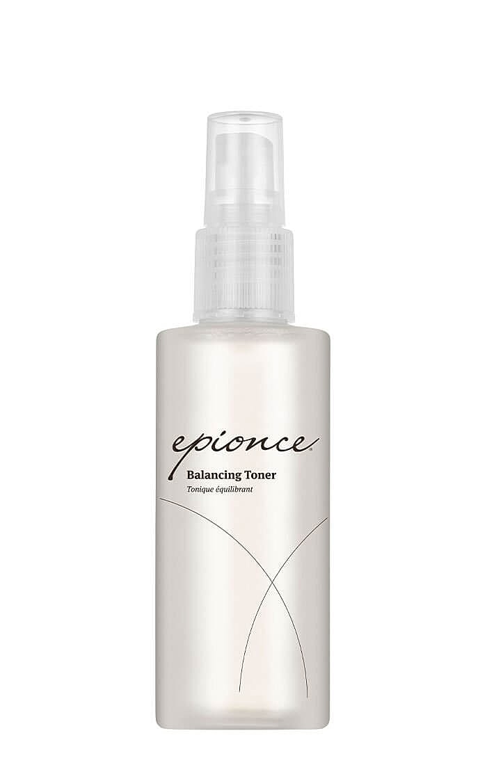 Epionce Balancing Toner spray bottle.