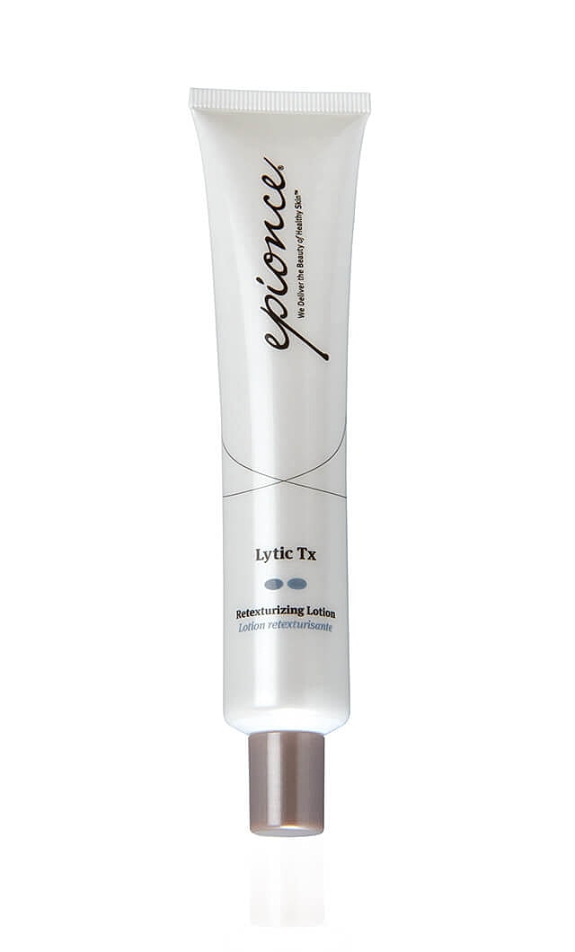 Epionce Lytic Tx Retexturizing Lotion tube.