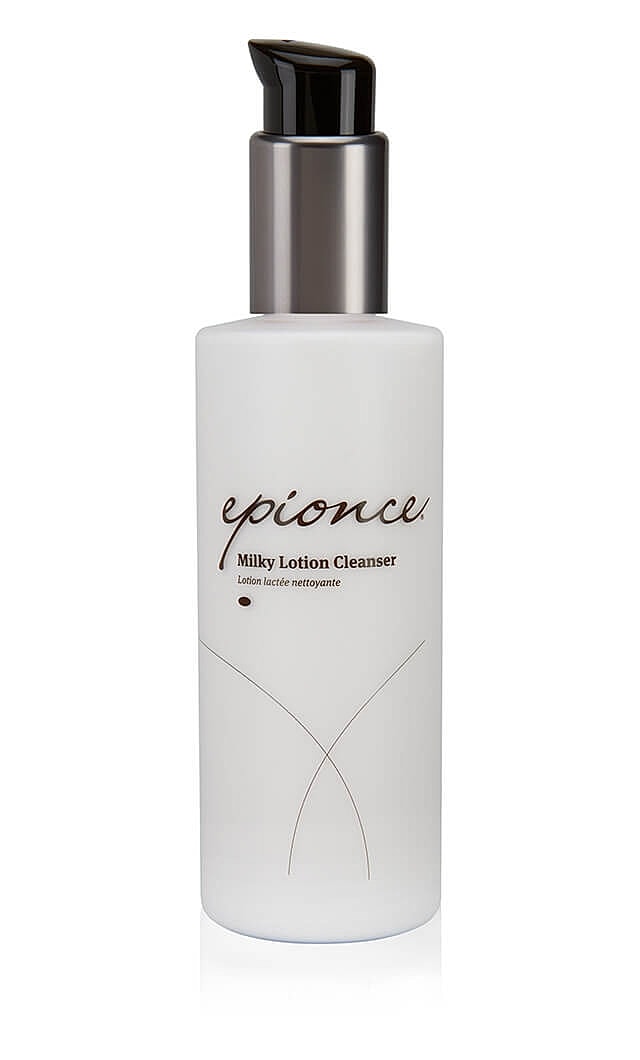 Epionce Milky Lotion Cleanser in white bottle