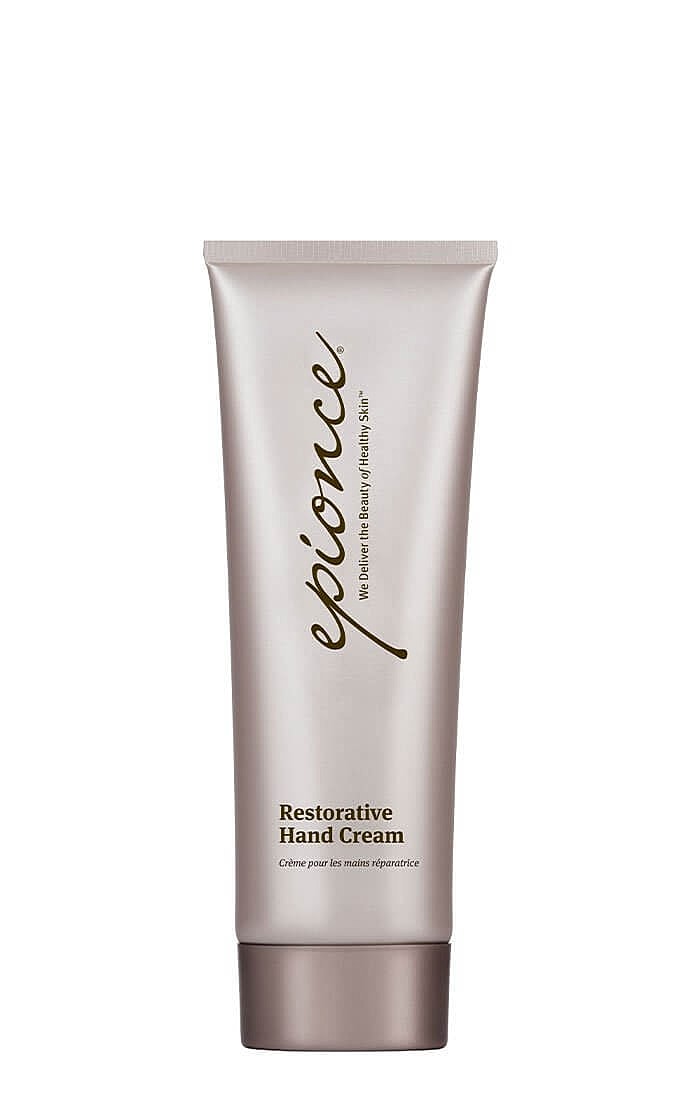 Epionce Restorative Hand Cream tube packaging.