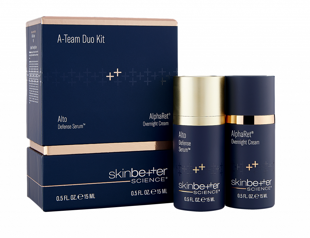 A-Team Duo Kit skincare products by Skin Better Science