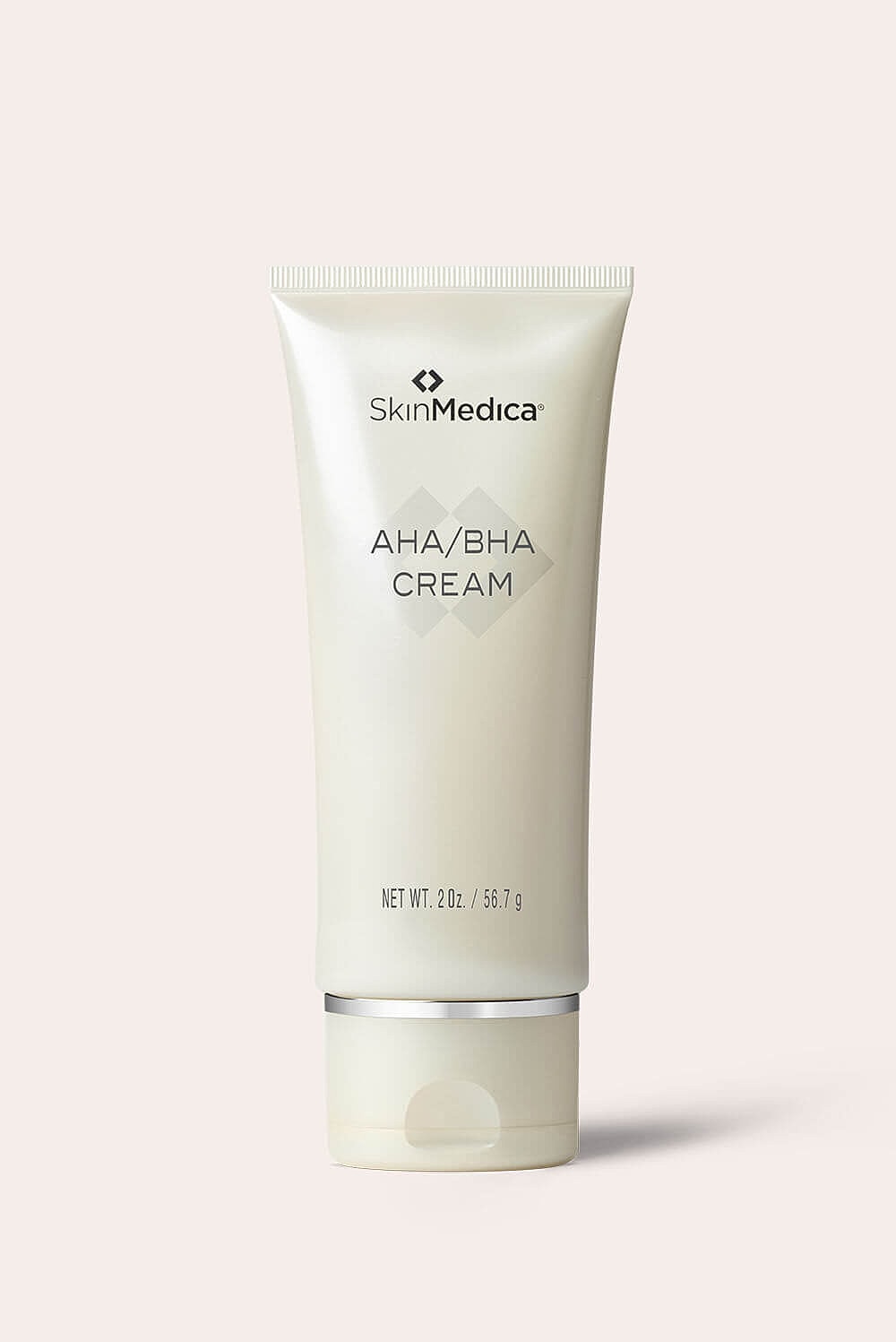 SkinMedica AHA/BHA cream in a tube.