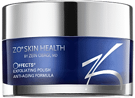 ZO Skin Health exfoliating polish jar packaging.